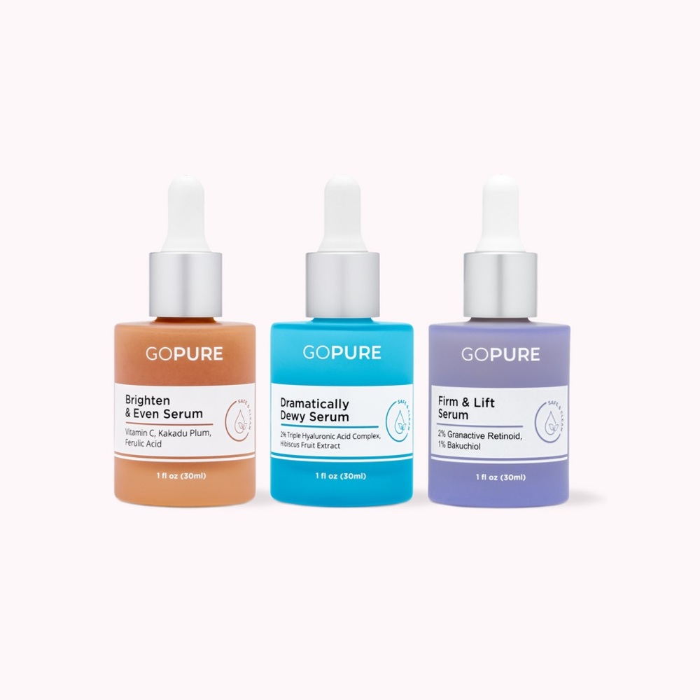 Power Trio Serum Set - Blue and White